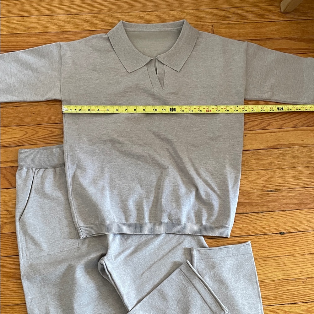 NWOT premium, cashmere pants set - Picture 2 of 5